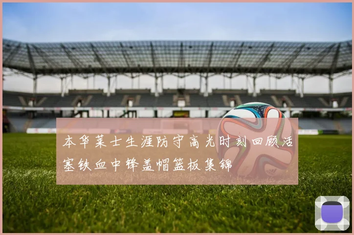 本华莱士生涯防守高光时刻回顾活塞铁血中锋盖帽篮板集锦